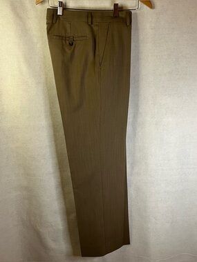 Banana Republic Men’s Dress Pants 30x32 NWOT 100% Wool Beige Tan Herringbone